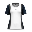 Dámské tričko Head  CLUB 25 TECH T-Shirt Women Navy/White