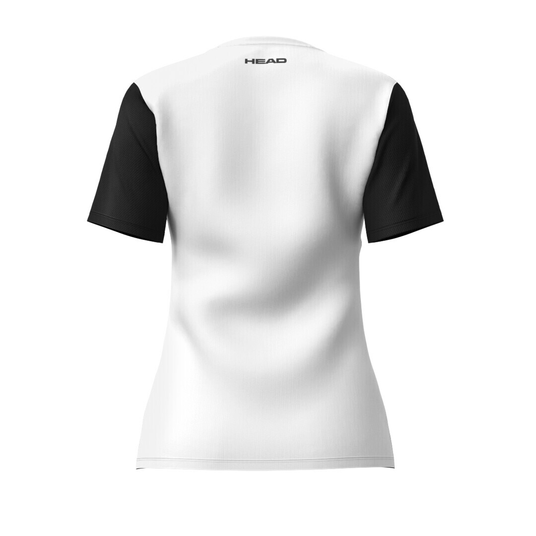 Dámské tričko Head  CLUB 25 TECH T-Shirt Women Navy/White L - thumb (1)