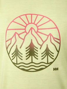Dámské tričko Helly Hansen  Skog Recycled Graphic Tee Fadded Yallow