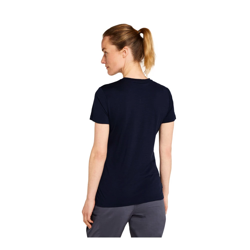Dámské tričko Icebreaker Merino 150 Tech Lite SS T South Const Midnight Navy