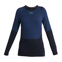 Dámské tričko Icebreaker Merino 200 Sonebula LS Crewe Mid Navy/Royal Navy/Snow/Cb XL