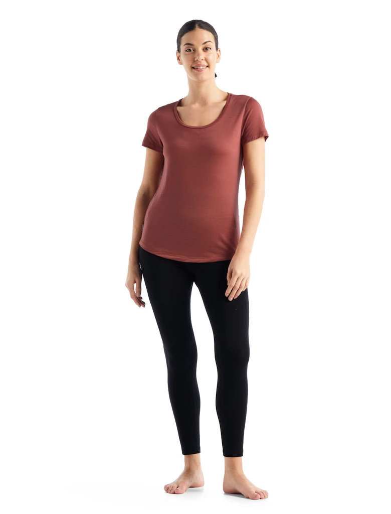 Dámské tričko Icebreaker  Sphere II SS Scoop Tee Grape