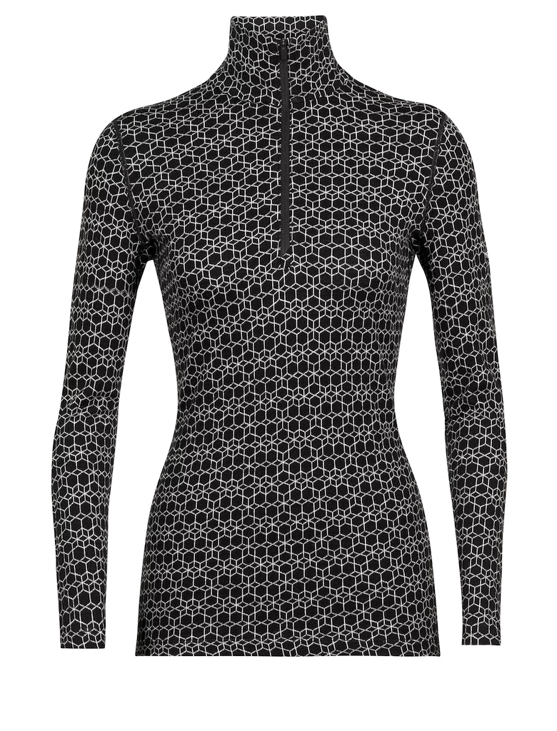 Dámské tričko Icebreaker  W 250 Vertex LS Half Zip Black M