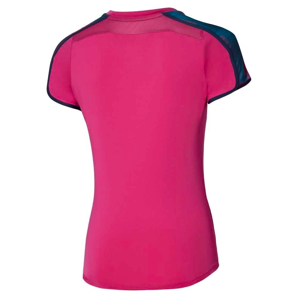 Dámské tričko Mizuno  Frontier Tee  W Fuchsia Purple XS - thumb (1)