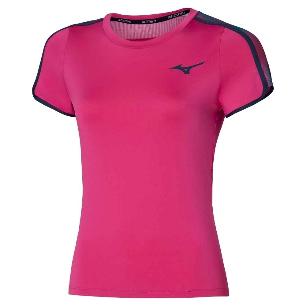 Product detail of Dámské tričko Mizuno  Frontier Tee  W Fuchsia Purple  M