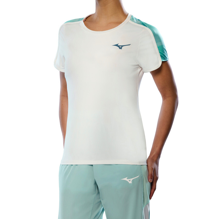 Dámské tričko Mizuno  Frontier Tee  W White  M - thumb (2)