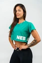 Dámské tričko Nebbia  Crop top tričko POWERHOUSE Zelená