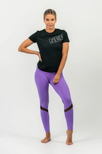 Dámské tričko Nebbia  FIT Activewear Functional T-shirt with Short Sleeves black XS