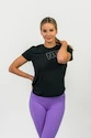 Dámské tričko Nebbia  FIT Activewear Functional T-shirt with Short Sleeves black XS
