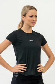 Dámské tričko Nebbia FIT Activewear T-Shirt “Airy” with Reflective Logo 438 black