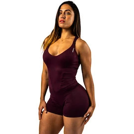 Dámské tričko Nebbia STRONG BEAUTY Body-Enhancing Workout Jumpsuit 427 dark red