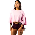 Dámské tričko Nebbia STRONG BEAUTY Oversized Cropped Tee JUST FLOW 431 pink M/L