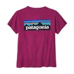 Dámské tričko Patagonia  P-6 Logo Responsibili Star Pink