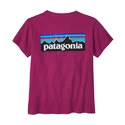 Dámské tričko Patagonia  P-6 Logo Responsibili Star Pink