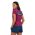 Dámské tričko Patagonia  P-6 Logo Responsibili Star Pink