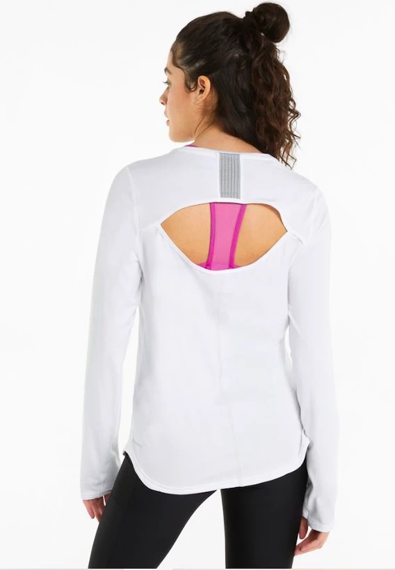 Dámské tričko Puma  Run Cloudspun Marathon LS Tee Puma White