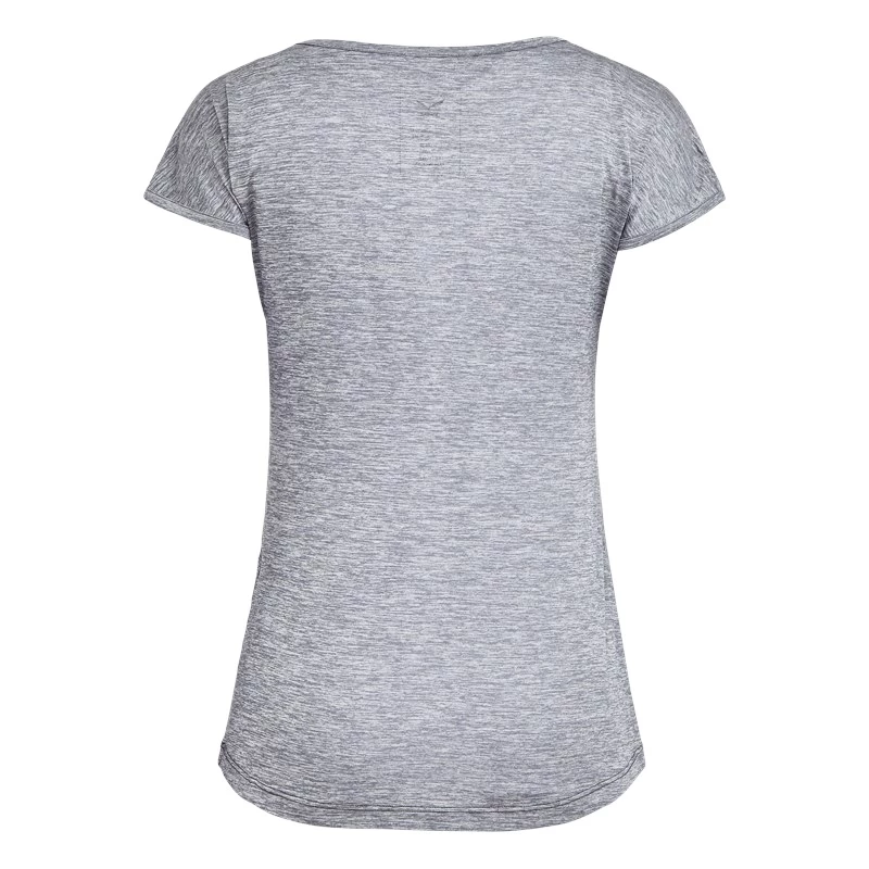 Dámské tričko Salewa  Puez Melange Dry S/S Tee Quiet Shade Melange
