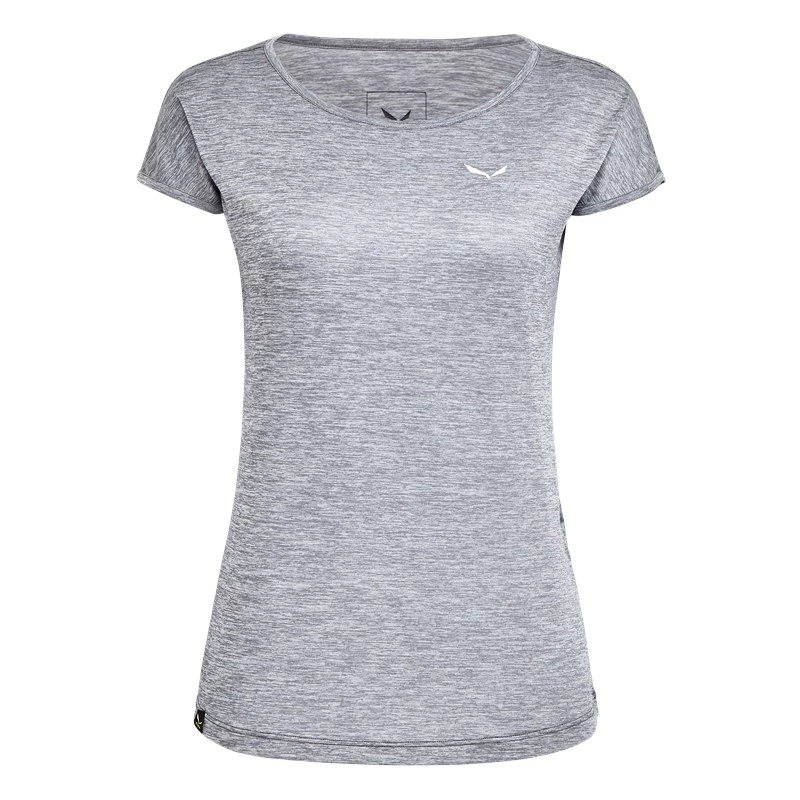 Dámské tričko Salewa  Puez Melange Dry S/S Tee Quiet Shade Melange