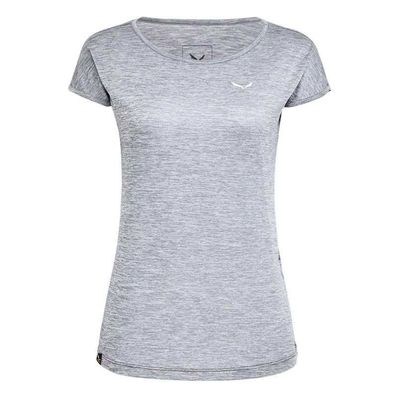 Dámské tričko Salewa  Puez Melange Dry S/S Tee Quiet Shade Melange