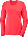 Dámské tričko Salomon Agile LS Tee červené