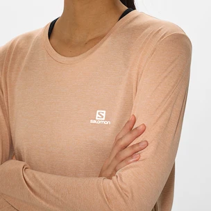 Dámské tričko Salomon  Agile LS Tee Sirocco