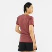 Dámské tričko Salomon  Cross Run Graphic Tee Cabernet