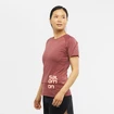 Dámské tričko Salomon  Cross Run Graphic Tee Cabernet
