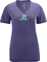 Dámské tričko Salomon Stroll Logo Artist Grey