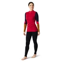Dámské tričko Smartwool  W Intraknit Merino 200 Colorblck 1/4 Zip pomegranate