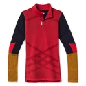 Dámské tričko Smartwool  W Intraknit Merino 200 Colorblck 1/4 Zip pomegranate