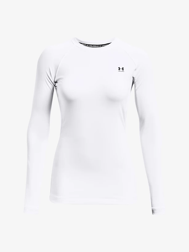 Dámské tričko Under Armour  Authentics Crew-WHT L