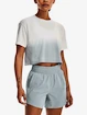 Dámské tričko Under Armour  DIP DYE CROP SS-GRY L