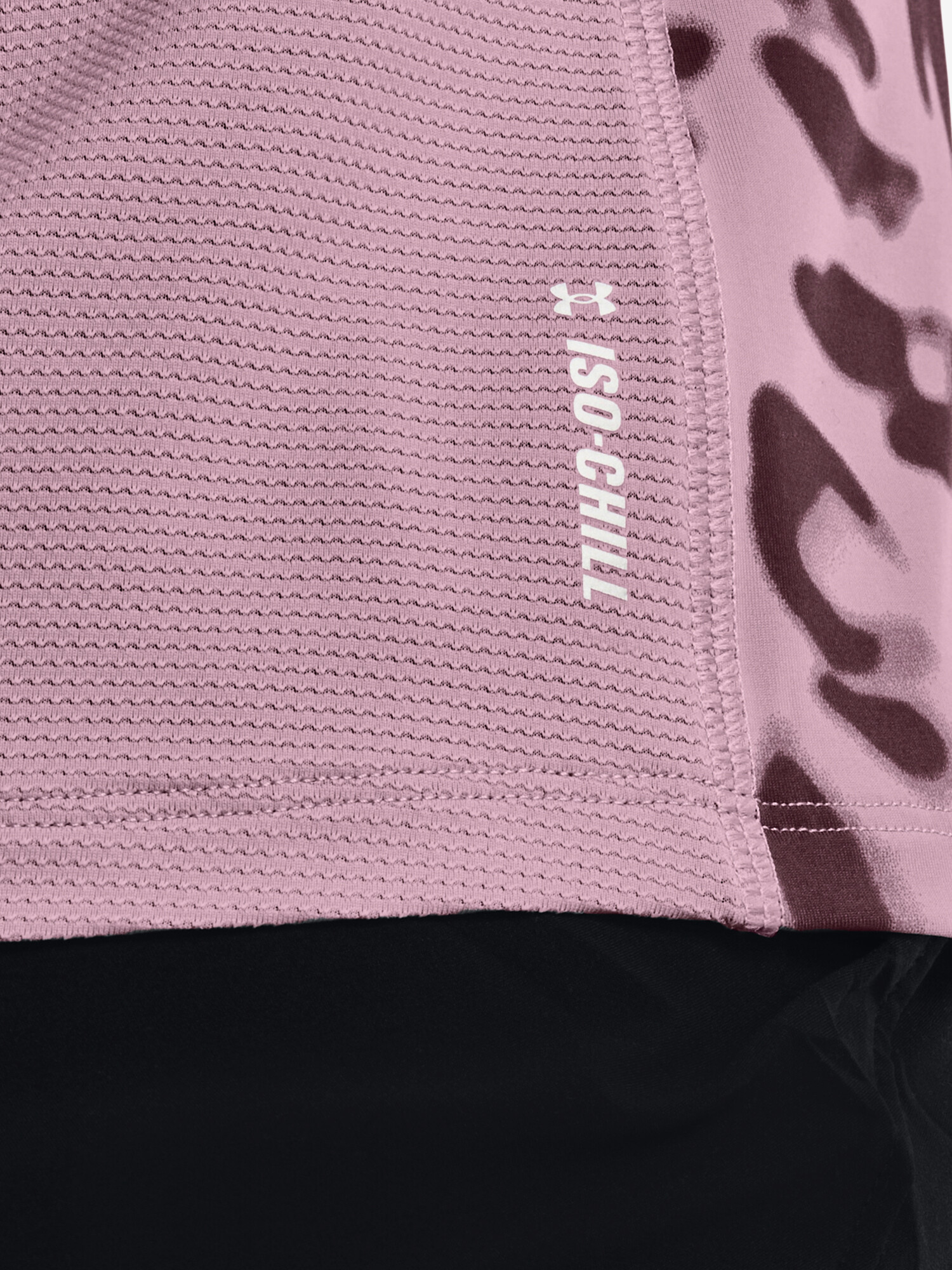 Under Armour Fialové dámské tričko Iso Chill 200 Print SS - thumb (2)