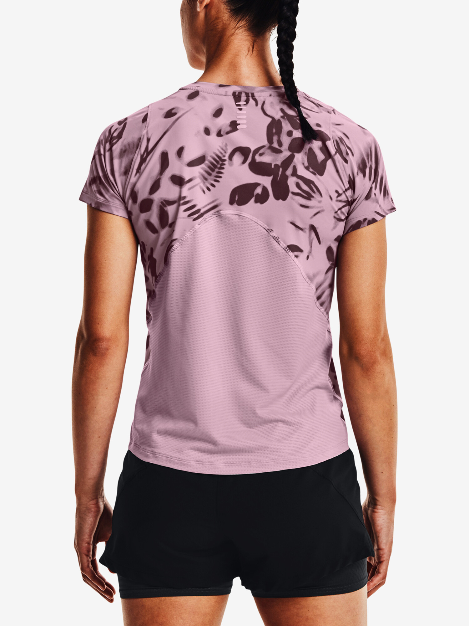 Under Armour Fialové dámské tričko Iso Chill 200 Print SS - thumb (6)