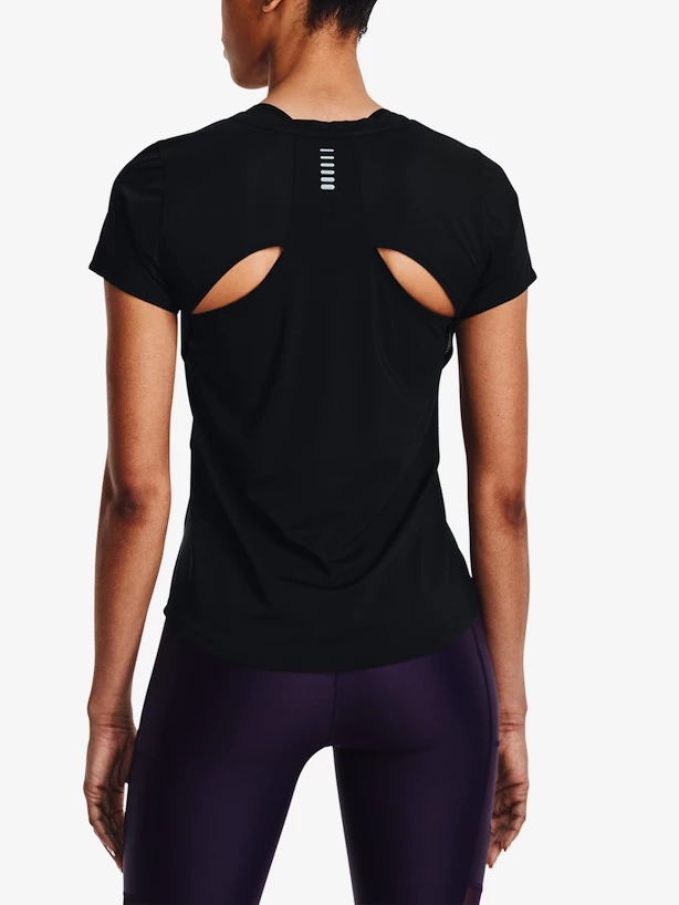 Dámské tričko Under Armour  IsoChill Run Laser Tee-BLK S