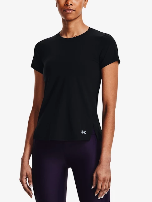 Dámské tričko Under Armour  IsoChill Run Laser Tee-BLK S