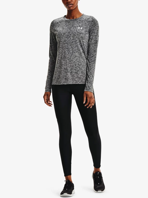 Dámské tričko Under Armour  Tech LS Crew Twist-BLK XS