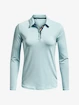 Dámské tričko Under Armour  Zinger MicroStripe LSPolo-BLU S