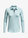 Dámské tričko Under Armour  Zinger MicroStripe LSPolo-BLU S
