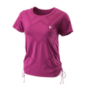 Dámské tričko Wilson  Power Seamless Crew II W Rouge M