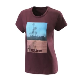 Dámské tričko Wilson Scenic Tech Tee Fig