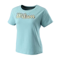 Dámské tričko Wilson  Script Eco Cotton Tee W Reef