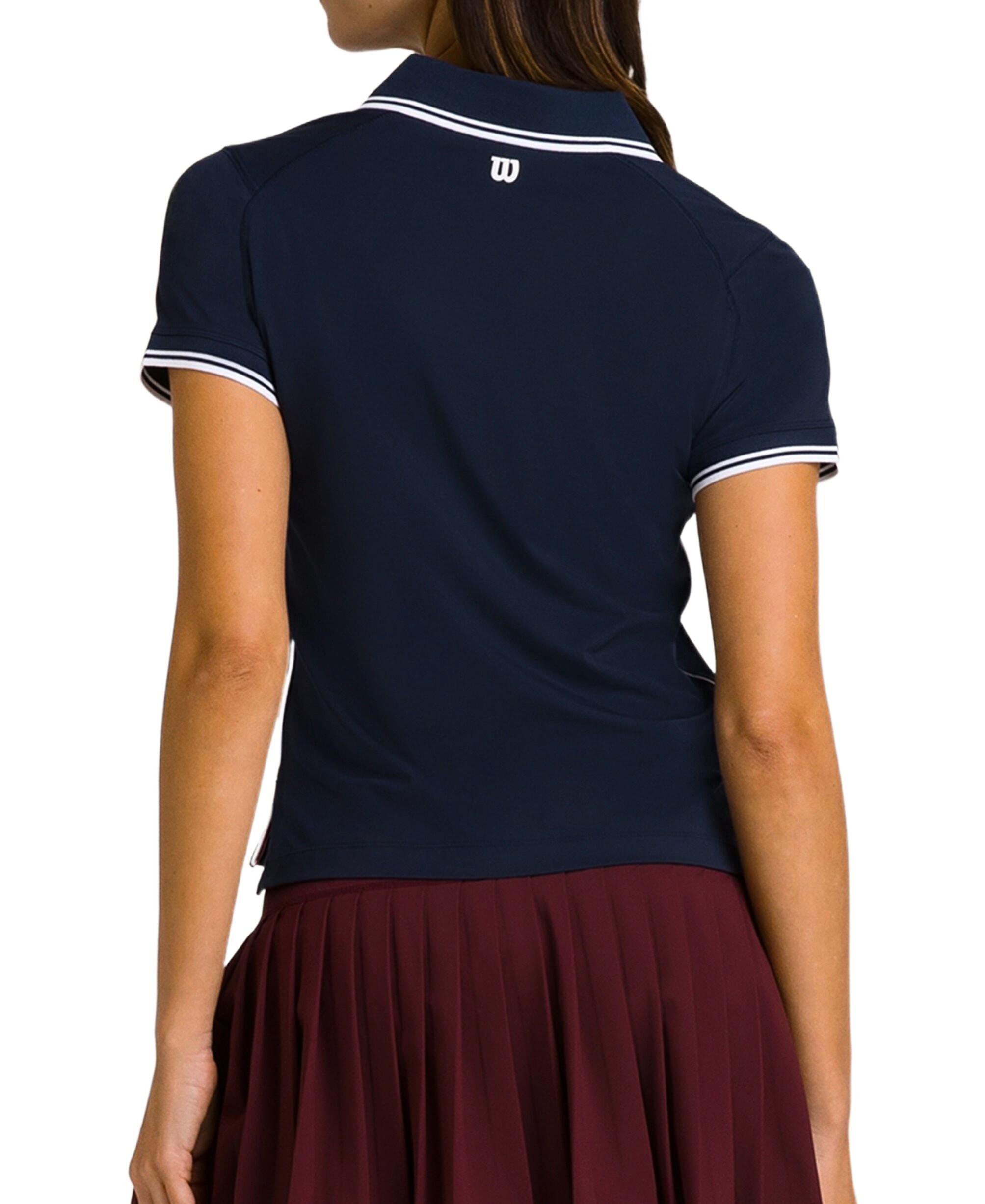Dámské tričko Wilson  W Club Polo Classic Navy S - thumb (1)