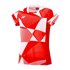 Dámské tričko Yonex Women's Crew Neck Shirt 20850 Tango Red