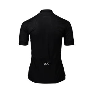 Dámský cyklistický dres POC  W's Essential Road Logo Jersey Uranium Black