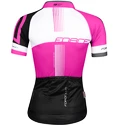 Dámský cyklistický dres s krátkým rukávem Force Lux růžový