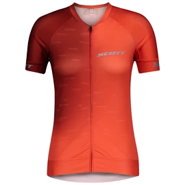 Dámský cyklistický dres Scott RC Pro S/Sl Flame Red/Glace Blue