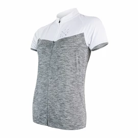 Dámský cyklistický dres Sensor Cyklo Motion Grey/White