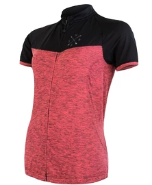 Dámský cyklistický dres Sensor Cyklo Motion Pink/Black