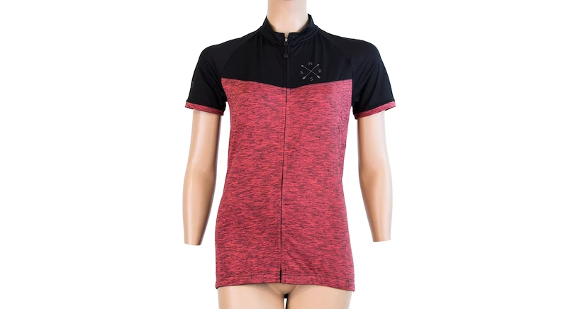 Dámský cyklistický dres Sensor  Cyklo Motion Pink/Black